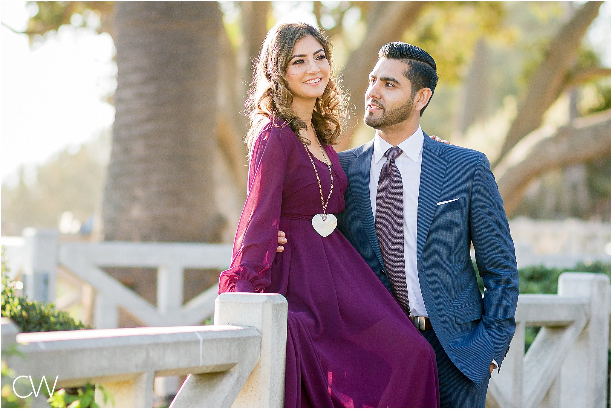 Santa Monica Pier engagement photography