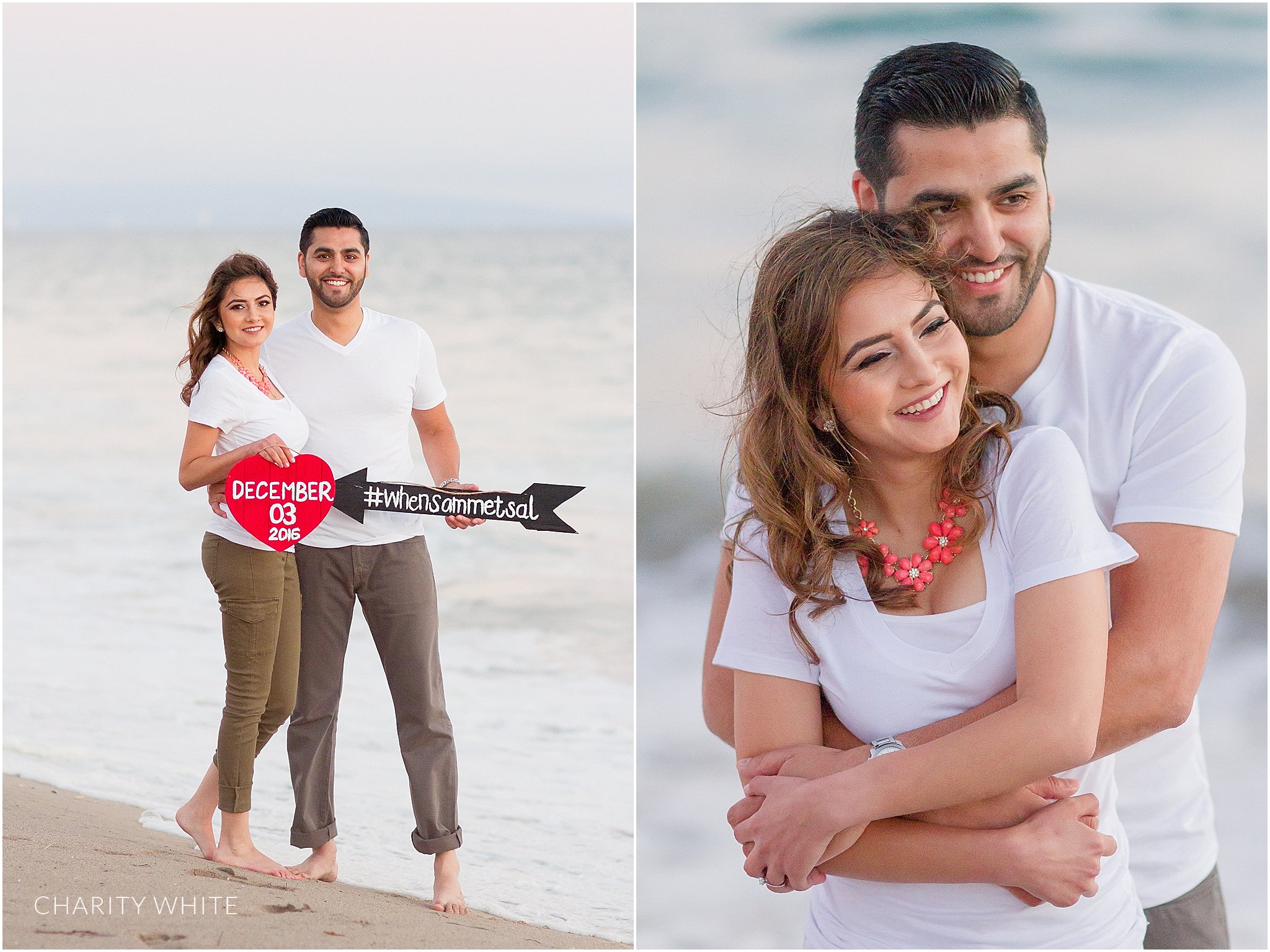 Santa Monica Pier engagement photography