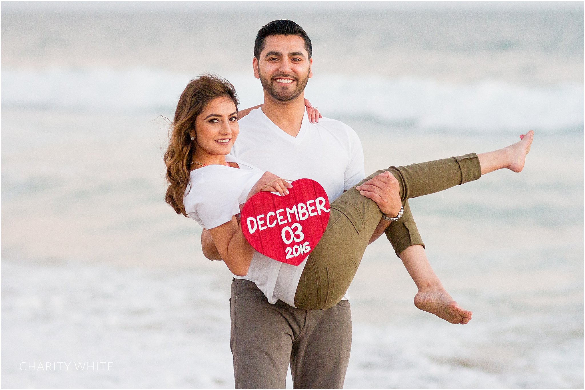 Santa Monica Pier engagement photography