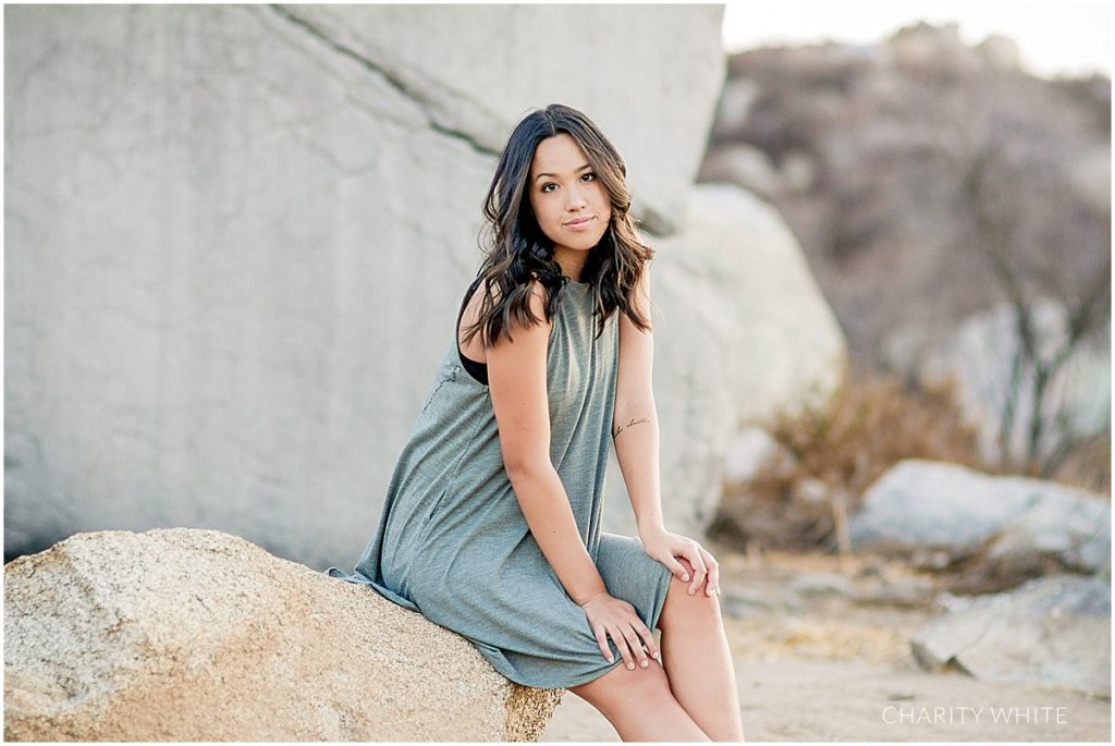 Portrait Photography of Girl in the desert in Menifee, Southern California