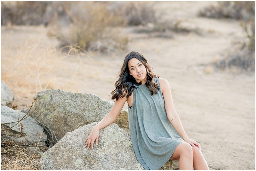 Portrait Photography of Girl in the desert in Menifee, Southern California