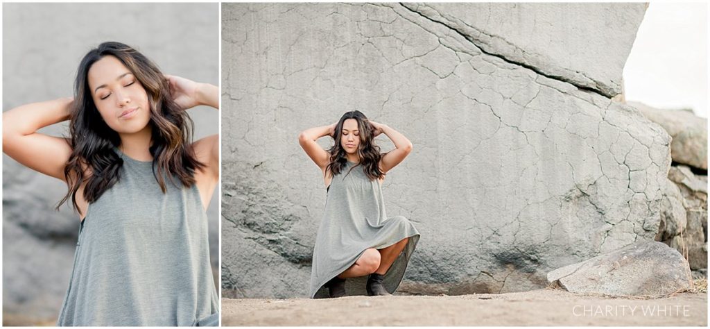 Portrait Photography of Girl in the desert in Menifee, Southern California