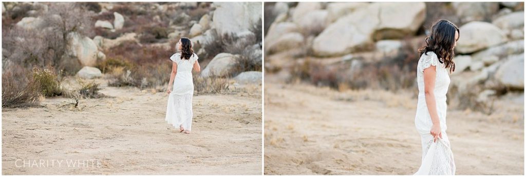 Portrait Photography of Girl in the desert in Menifee, Southern California