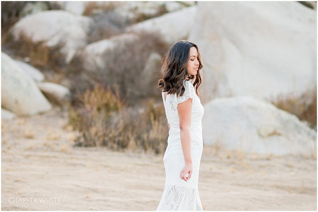 Portrait Photography of Girl in the desert in Menifee, Southern California