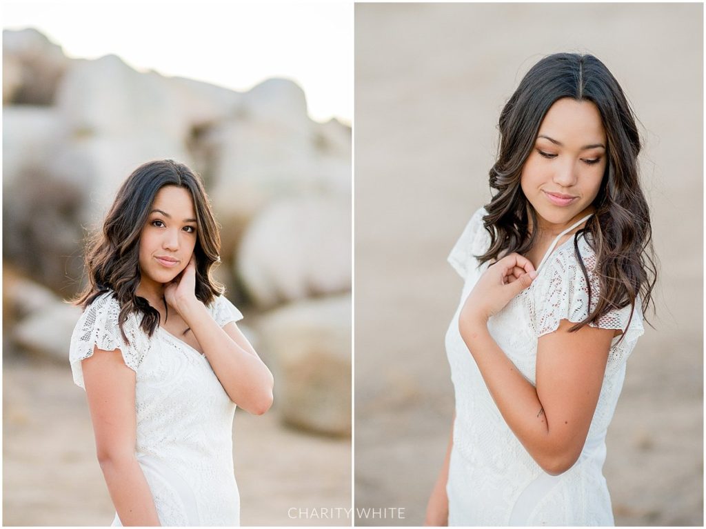 Portrait Photography of Girl in the desert in Menifee, Southern California