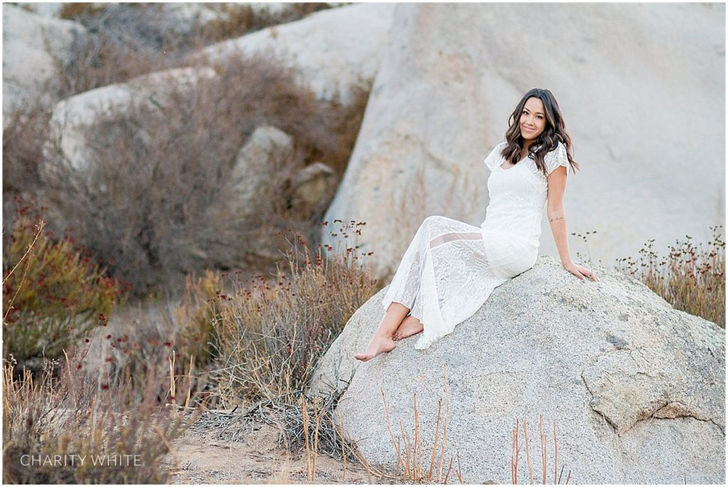 Portrait Photography of Girl in the desert in Menifee, Southern California