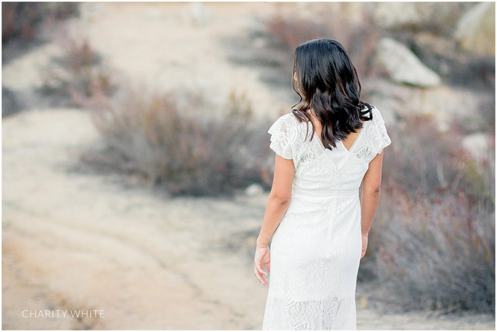 Portrait Photography of Girl in the desert in Menifee, Southern California