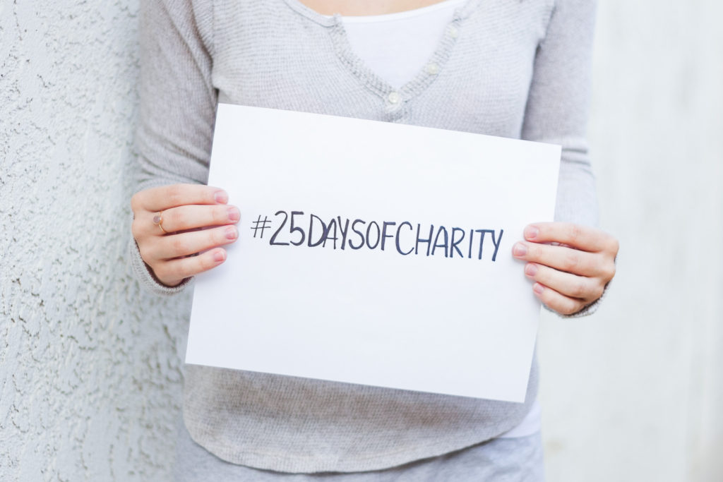 #25daysofcharity