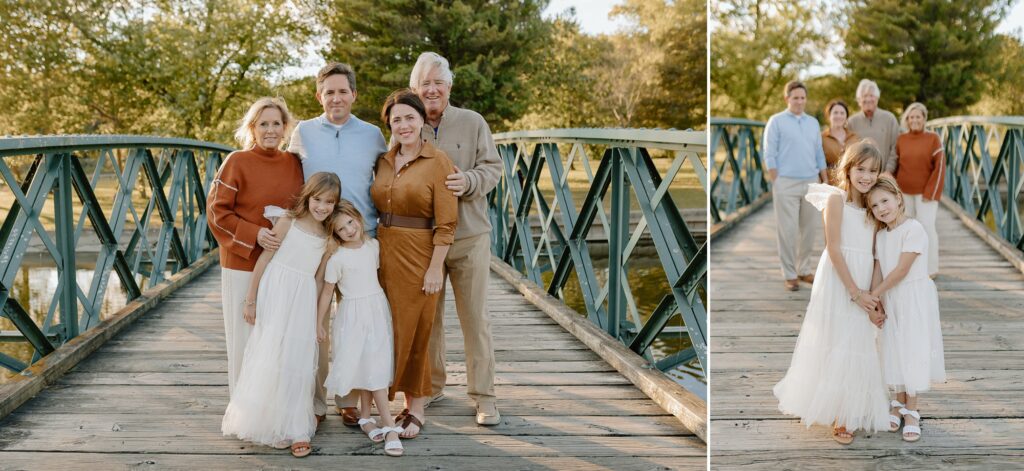 Family photo at Fabyan Forest Preserve in Geneva Illinois by Charity White Photography